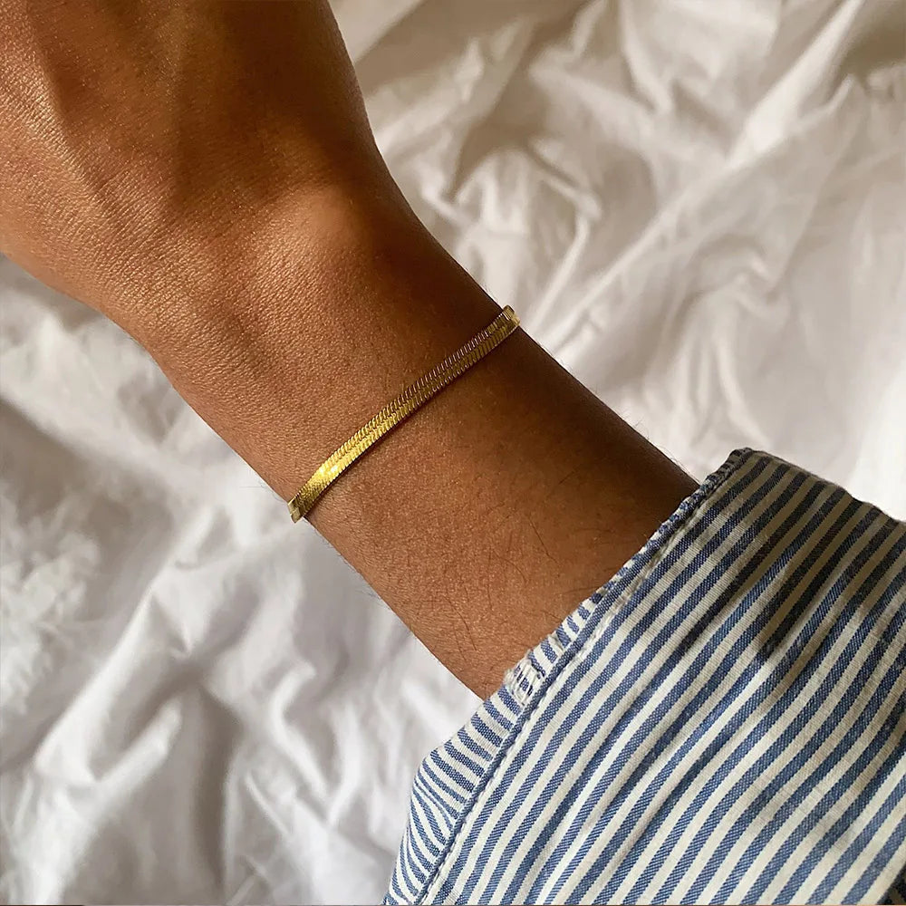 Julewry - simple bracelet gold